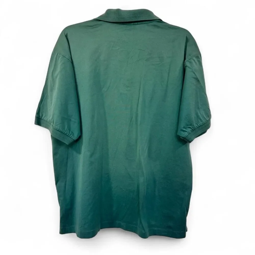 Titleist Men's Green Polo Shirt Large Vintage Grandfather Golf Luxury Minimalist - Picture 3 of 7